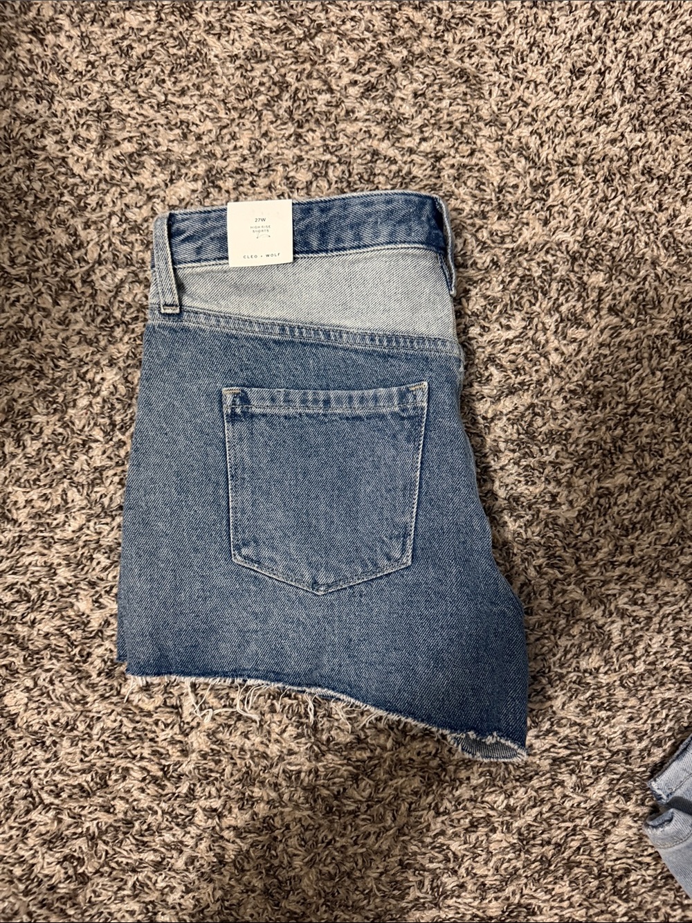 Women’s Blue Denim Jean Shorts - Classic High-Rise Cut